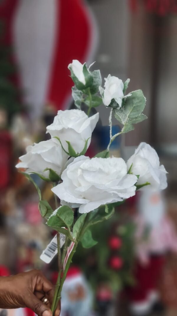 White Rose Flower Pick