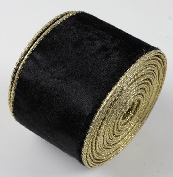 Black Christmas Ribbon Roll