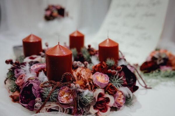Snowy Pine Jar Candle #001