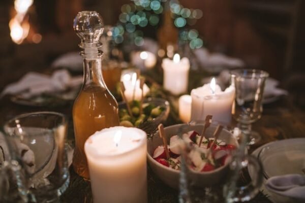 Ginger Hearth Pillar Candle #024