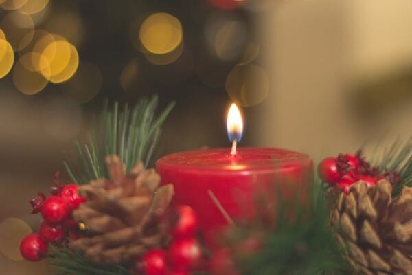 Snowy Pine Jar Candle #048