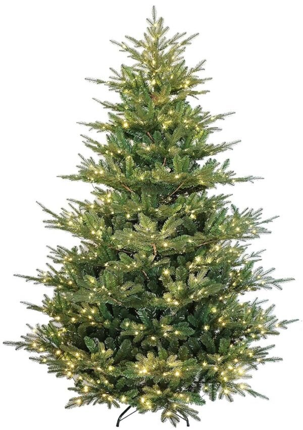 Holiday Stuff 5Ft Pre-lit Rocky Mountain Fir Wide Artificial Christmas Tree (5ft Pre-lit)
