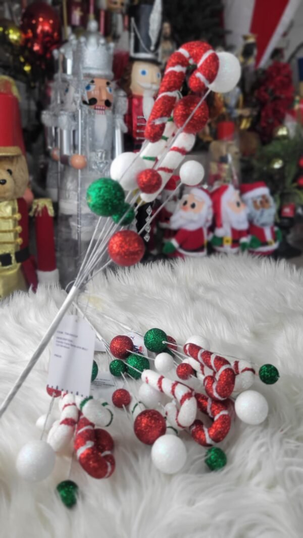 Candy Cane Spray Pick