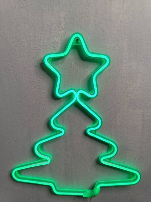 Green Tree Motif Decor
